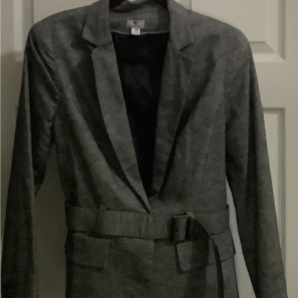 WORTHINGTON~GRAY BLAZER~ W BELT~ SIZE 10 - Picture 8 of 8